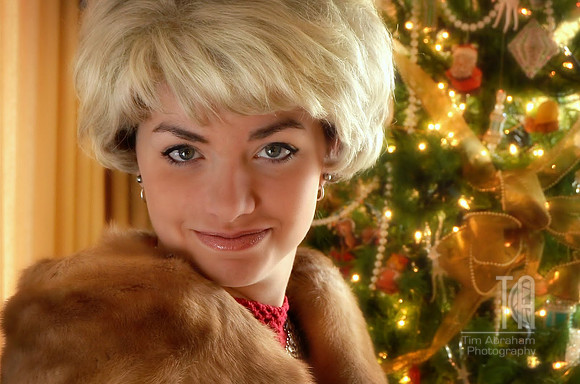 Day 294. Too much time on her hands + Grandma's wig, jewelry, dress and mink stole = Samantha's "My Tuesday with Marilyn"
