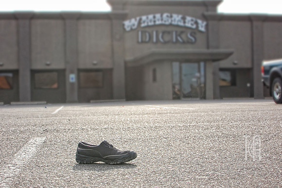 Day 41. Well, someone woke up this morning one shoe short. Must have been quite an evening out.