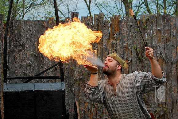 Day 75. If your hand is on fire, NEVER blow flammable liquid at it.