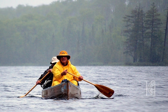 Day 103.  Cold, rainy headwinds greeted us as we paddled into the Boundary Waters Canoe Area Wilderness for our week of fun.  Brrr...