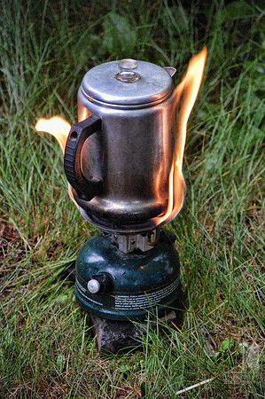 Day 107. This is NOT the way these stoves are supposed to work!  (BWCAW)