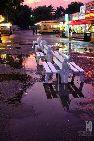 Day 129a. Rain is not a friend of the fair.
