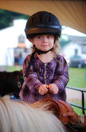 Day 129b.  I'm on a pony...oh my gosh...I'm on a pony.