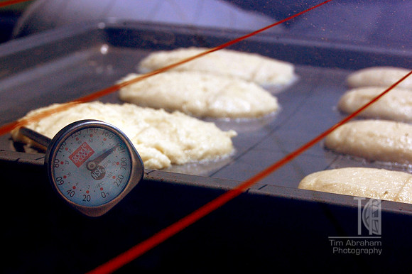 Day 134. WEAU's Mark Holley made cookies in the back window of his Easy Bake Honda Civic today.