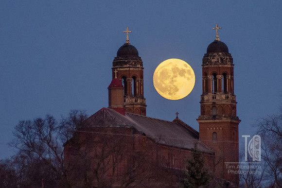 Supermoon and Sacred Heart 1 - Tim Abraham