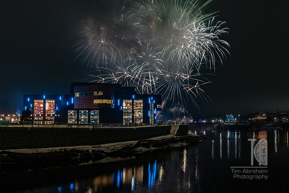 Clearwater Winter Fireworks and the Pablo 2018 a