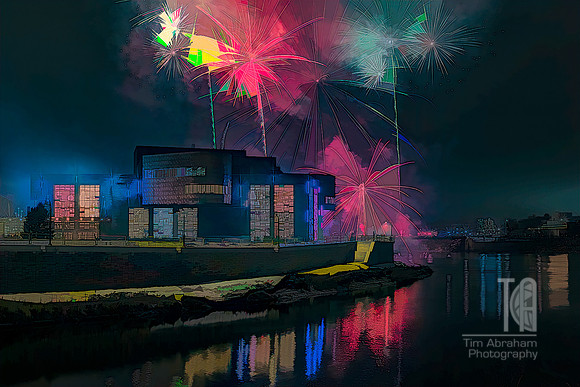 Clearwater Winter Fireworks and the Pablo 2018 b