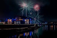 Clearwater Winter Fireworks and the Pablo 2018 e