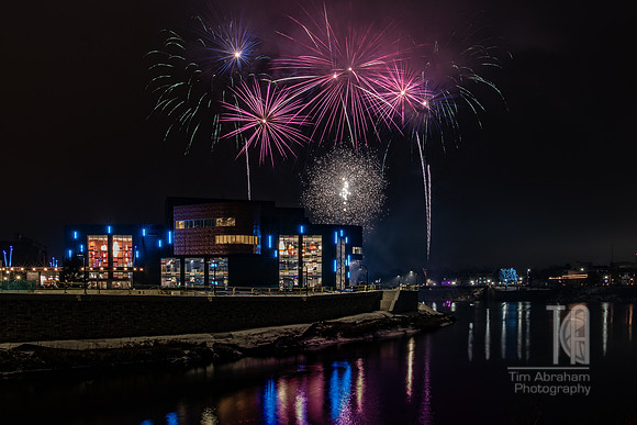 Clearwater Winter Fireworks and the Pablo 2018 f