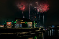 Clearwater Winter Fireworks and the Pablo 2018 c