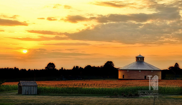 Photo-a-Day. Day 164. Sunset at Willow Springs Garden... (August 2012)