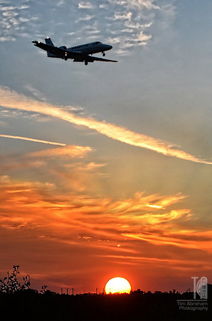 Photo-a-Day. Day 260. Now arriving at sunset... (September 2012)