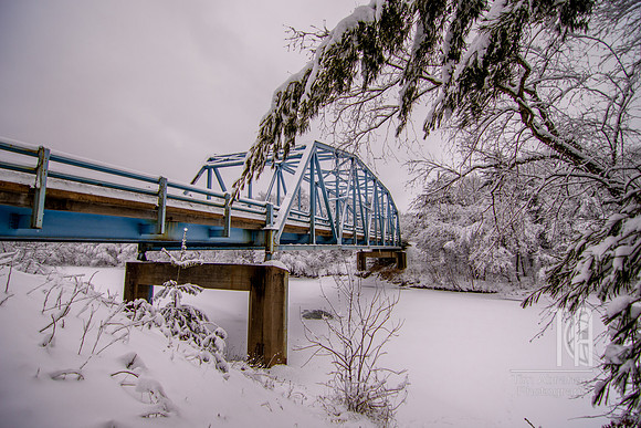 Fall Creek Blue Bridge