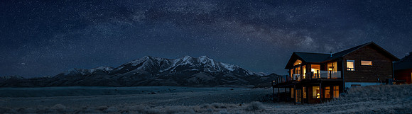 Montana - mountain stars-Edit