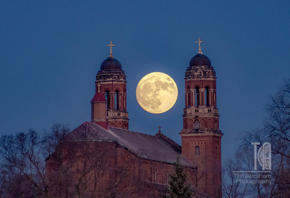 Supermoon and Sacred Heart 2 - Tim Abraham